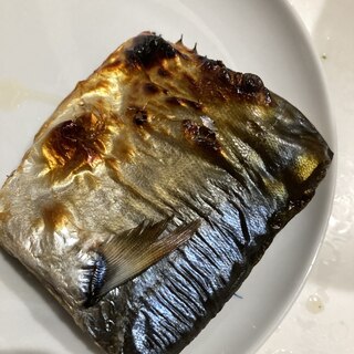 鯖の味噌漬けのこんがり焼き